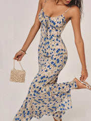 Stylish Floral Bodycon Midi Dress for Women