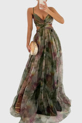 Floral Summer Maxi Dress – Breathable Fabric & Flattering Silhouette