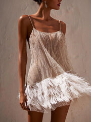 Stella-Sparkle Halter Dress