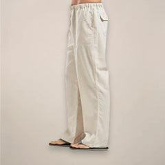 Men’s Linen Pants – Lightweight Linen Blend, Breathable Summer Comfort