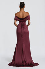 Riona Gown - Cherry Lacquer