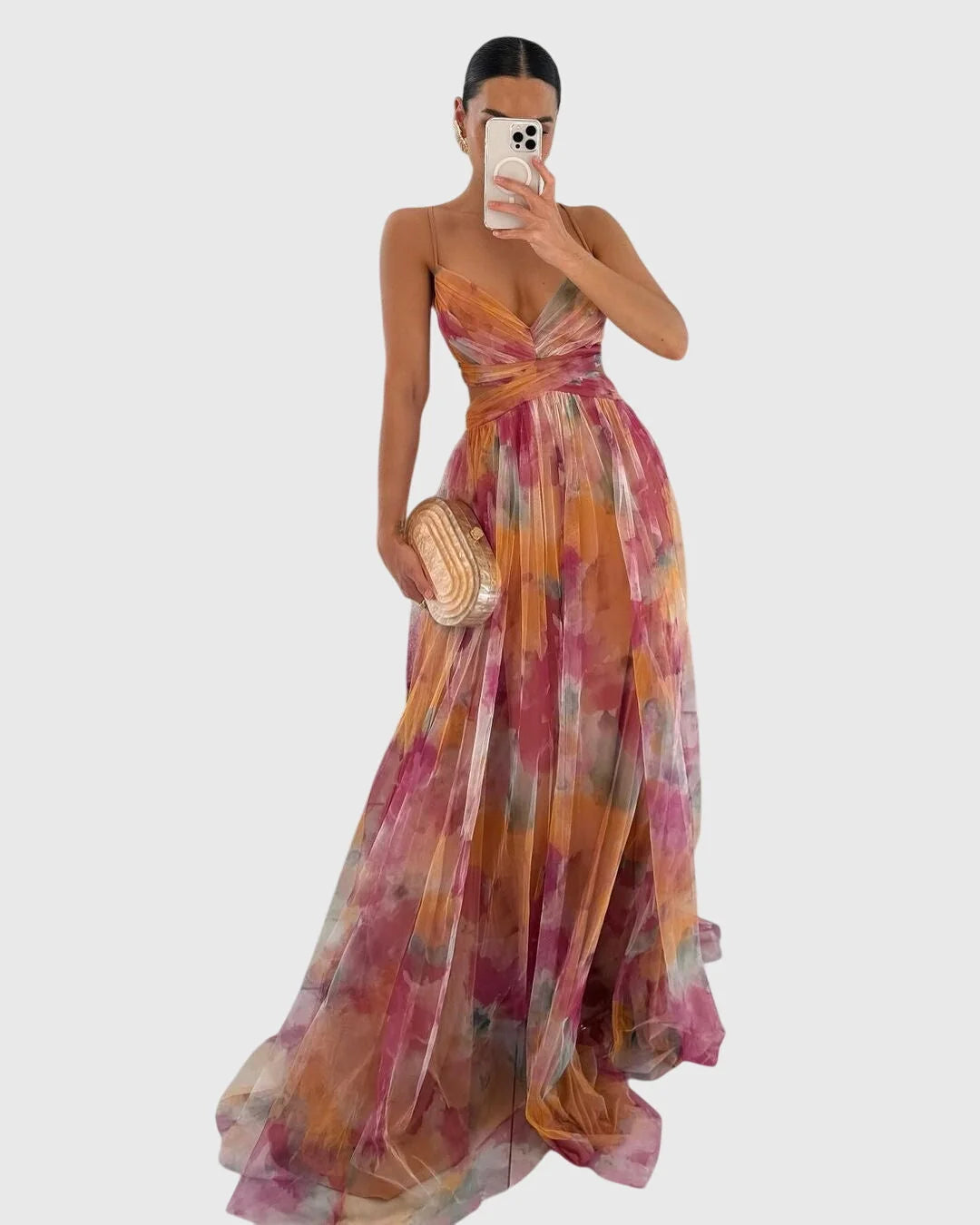 Floral Summer Maxi Dress – Breathable Fabric & Flattering Silhouette