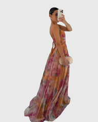 Floral Summer Maxi Dress – Breathable Fabric & Flattering Silhouette