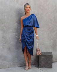 Elegant and Stylish One-Sleeve Dress for Women