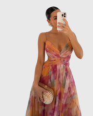 Floral Summer Maxi Dress – Breathable Fabric & Flattering Silhouette