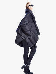 Women's Down Jacket Irregular Duck Down
